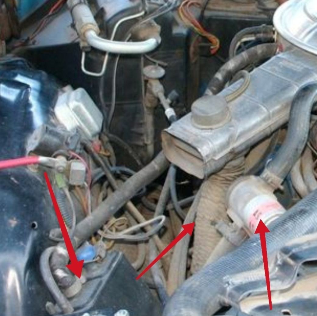 Schlauch Ford Motorraum Pontiac Buick Mercury