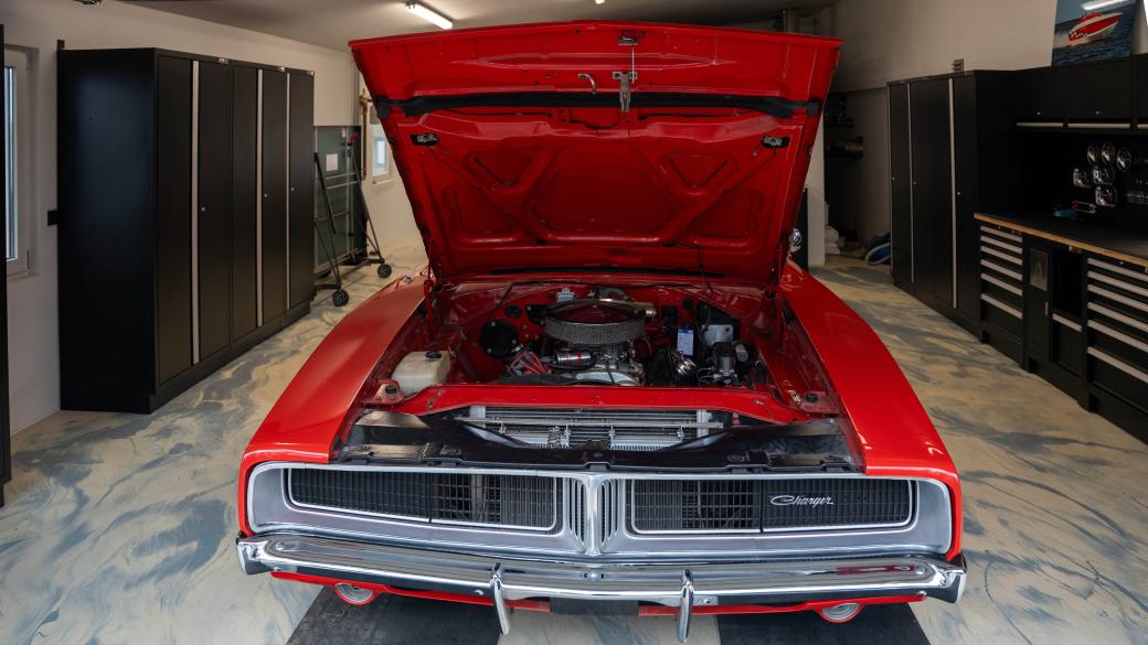 Charger Dodge Motor Karosserie Getriebe Kennzeichen Bremsanlage Bremsen Zündung Batterie